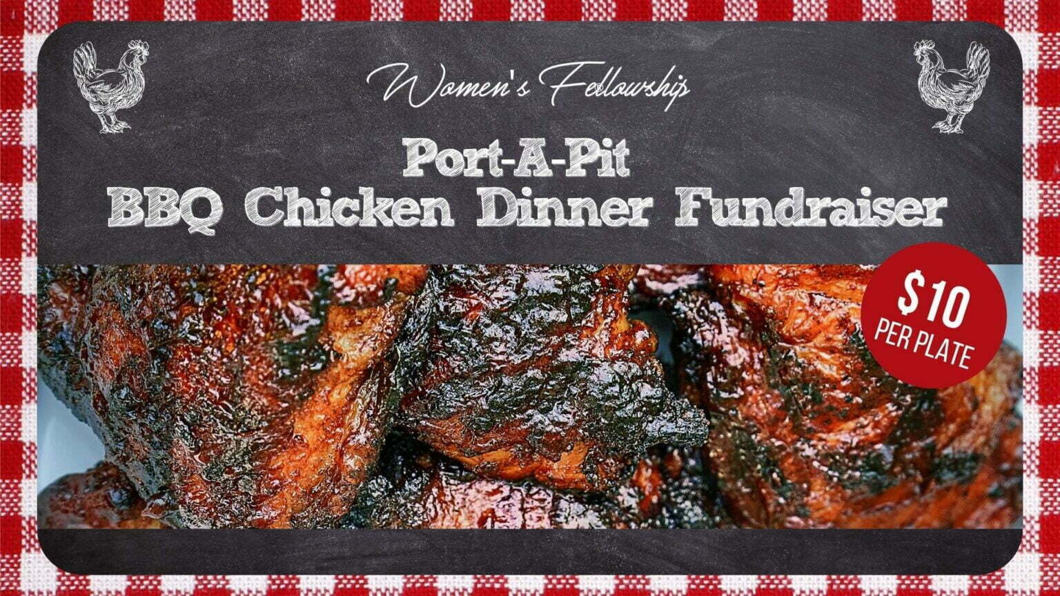 Port-A-Pit BBQ Chicken Dinner - Friedberg Moravian Church