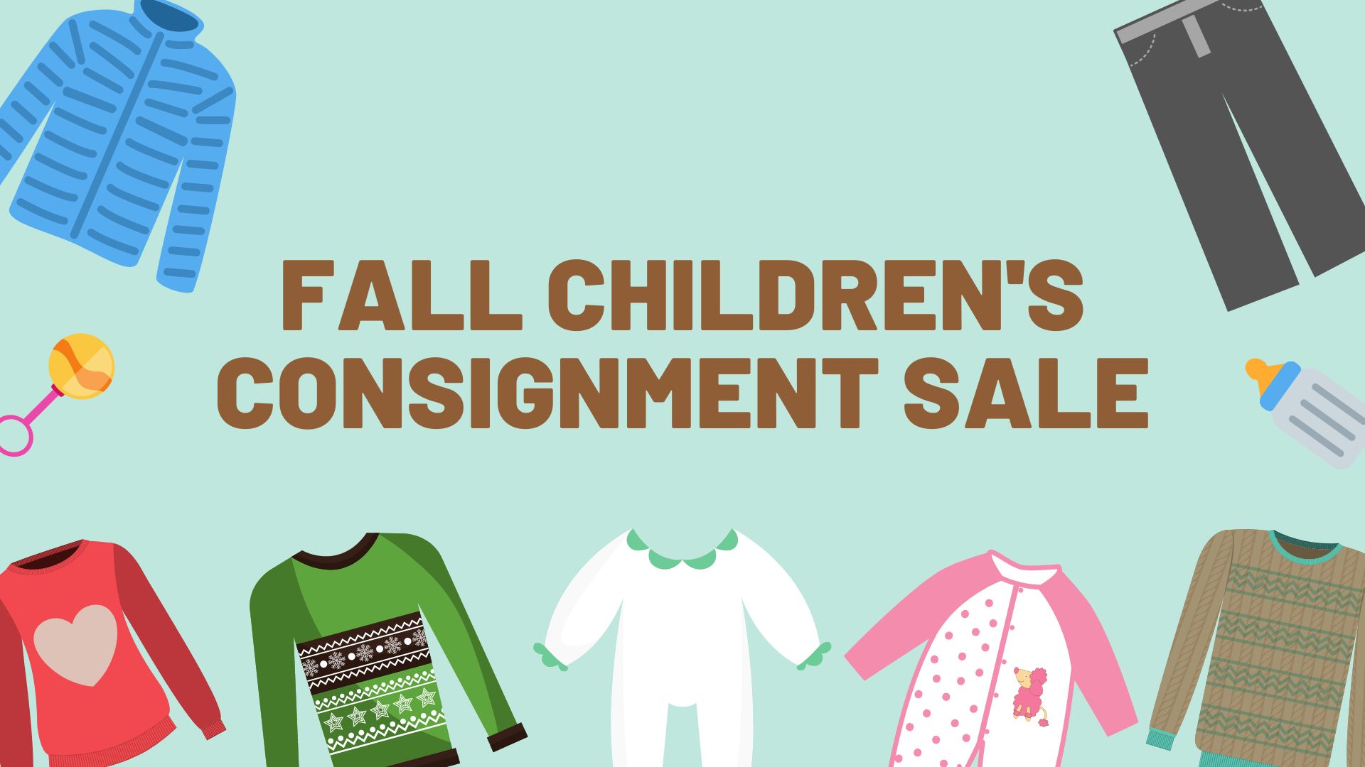 Fall Children’s Consignment Sale Friedberg Moravian Church