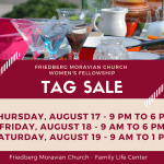 Friedberg Moravian Church's Annual Tag Sale