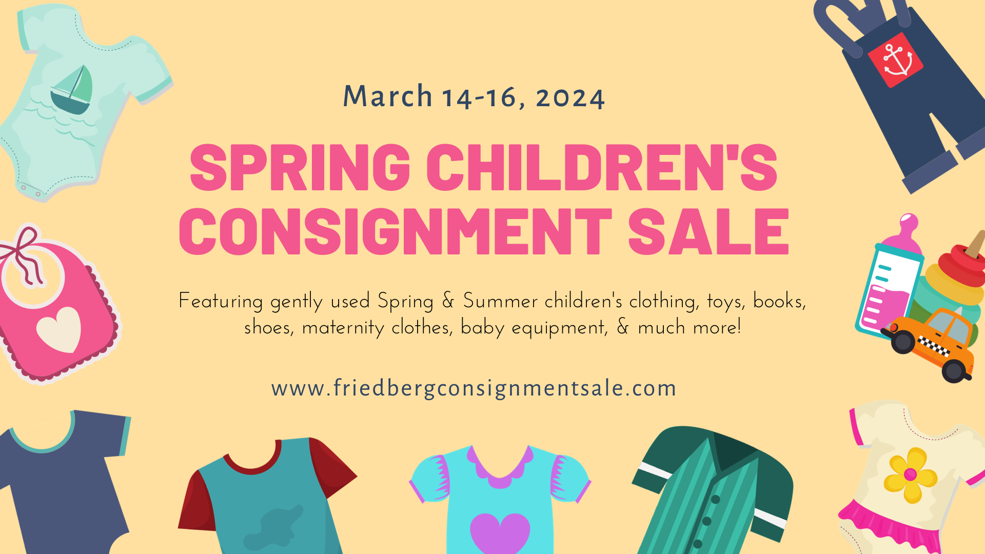 Spring Children’s Consignment Sale Friedberg Moravian Church