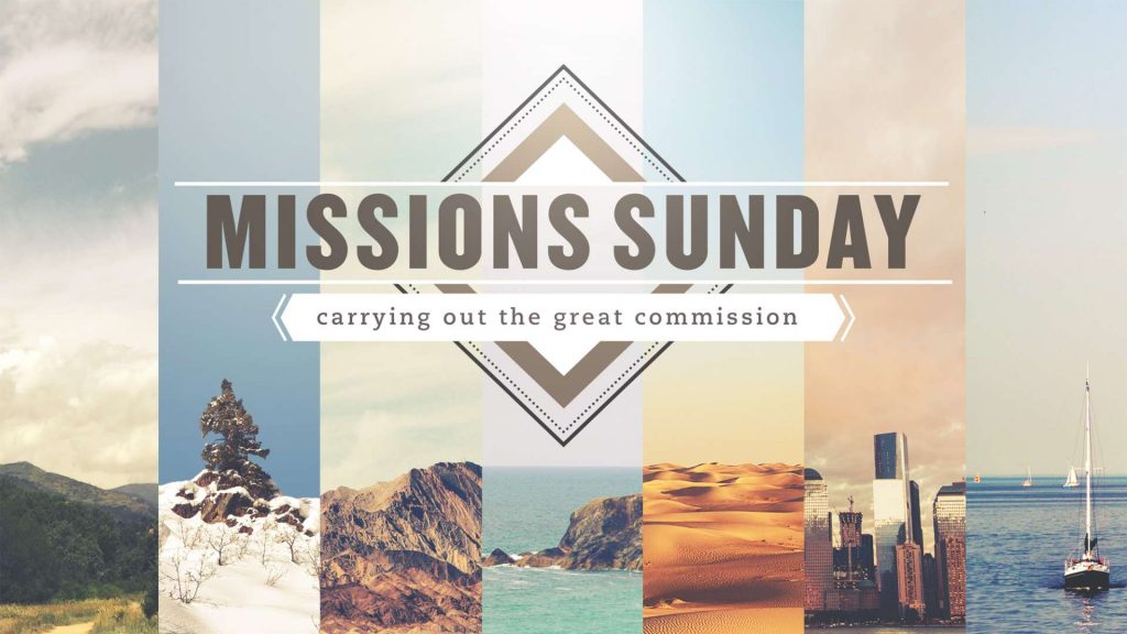 Title graphic for Missions Sunday