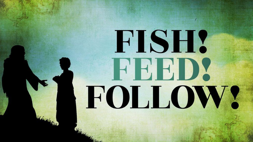 Title graphic for Fish Feed Follow