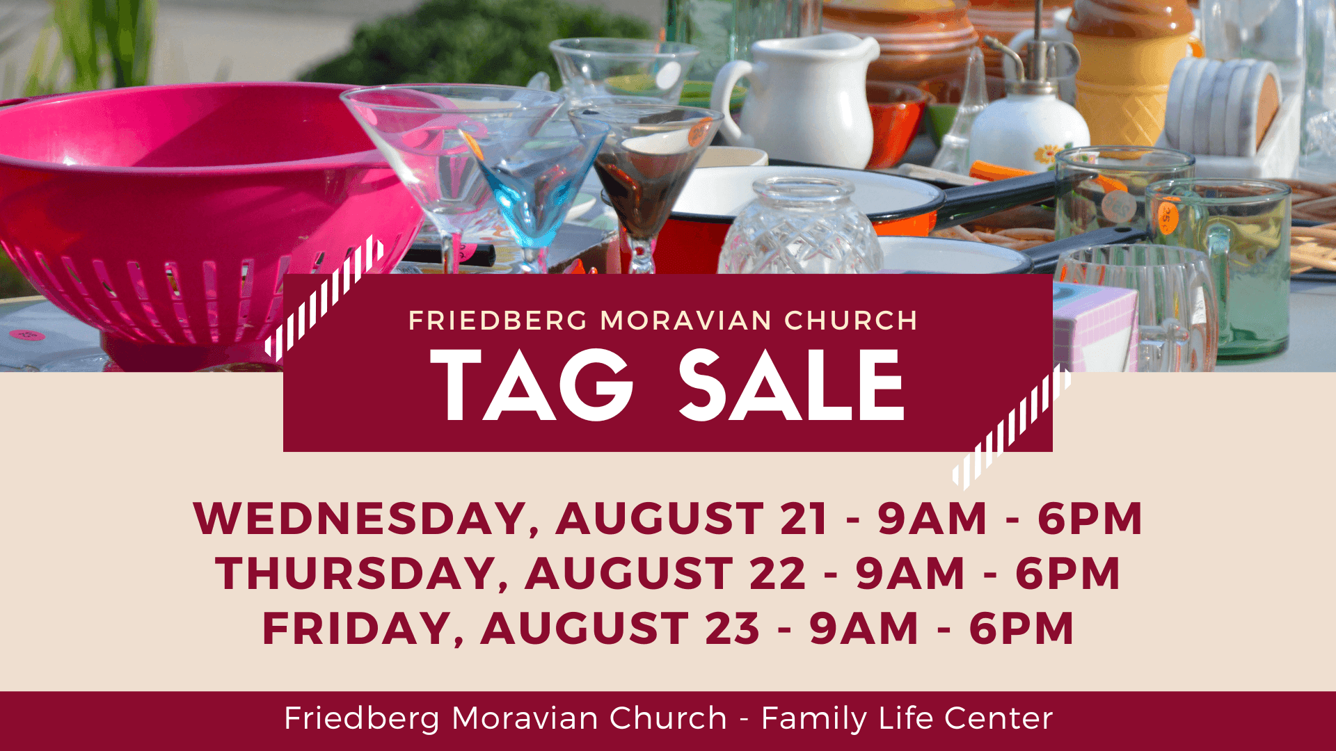 Friedberg Moravian Church's Annual Tag Sale
