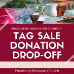Tag Sale Donation Drop Off