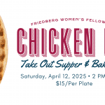 Women's Fellowship Chicken Pie Take Out Supper & Bake Sale