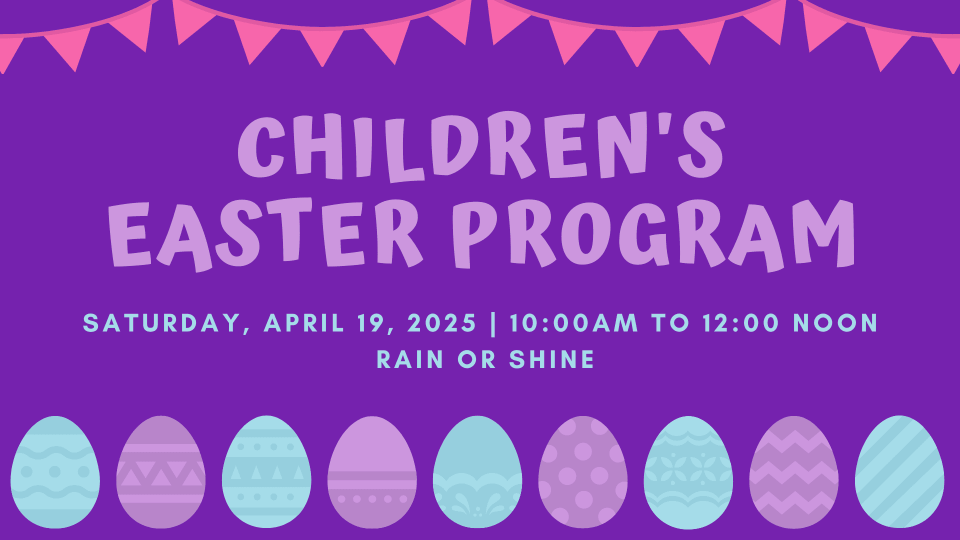 Children’s Easter Program